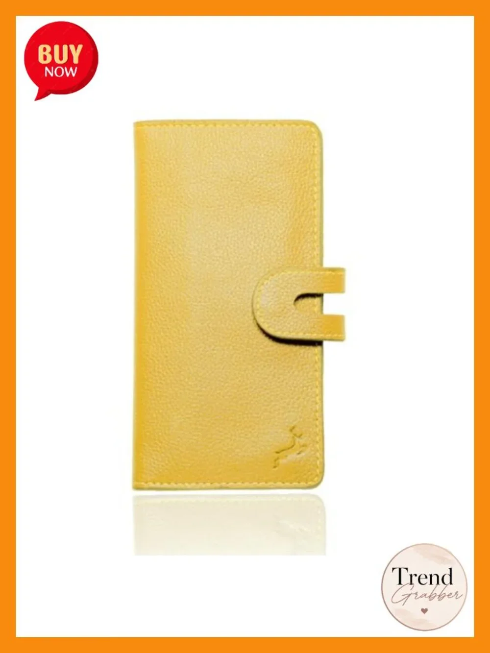 Genuine Leather Women's Slim Wallet RFID Blocking 18 Card Holder